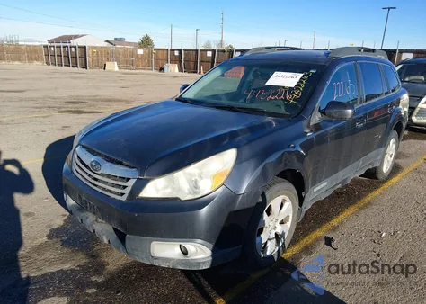 2011 Subaru Outback 2.5I Premium from USA, damaged, VIN 4S4BRBHC9B3369493